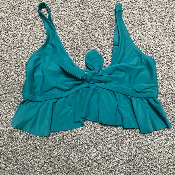 Cupshe knotted ruffle tankini size 2X - Picture 2 of 3
